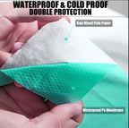 Disposable Waterproof Toilet Seat Covers, 16 x 24 in