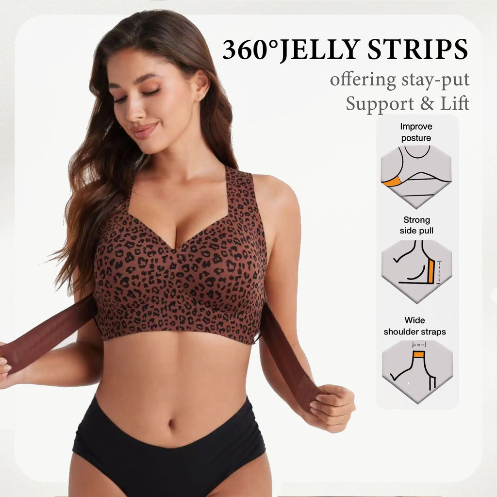 Seamless Shaping Posture Bra | Wireless Push Up & Back Support