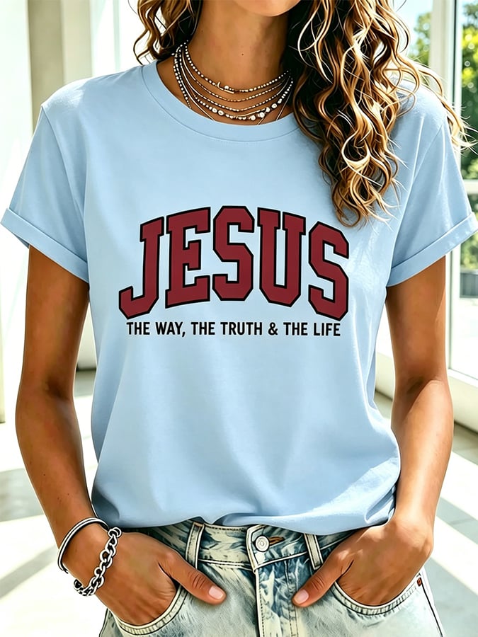 Women's  Faith  Printing  Top