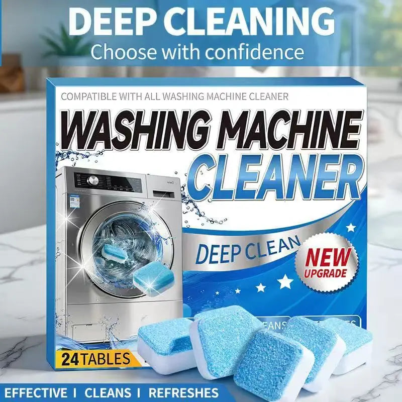 24-Pack Washing Machine Cleaner Tablets