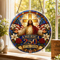 America 250th Anniversary Acrylic Puzzle Hanging Ornament