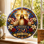 America 250th Anniversary Acrylic Puzzle Hanging Ornament