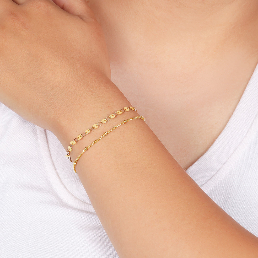 Mohnblumen-Armband-Set