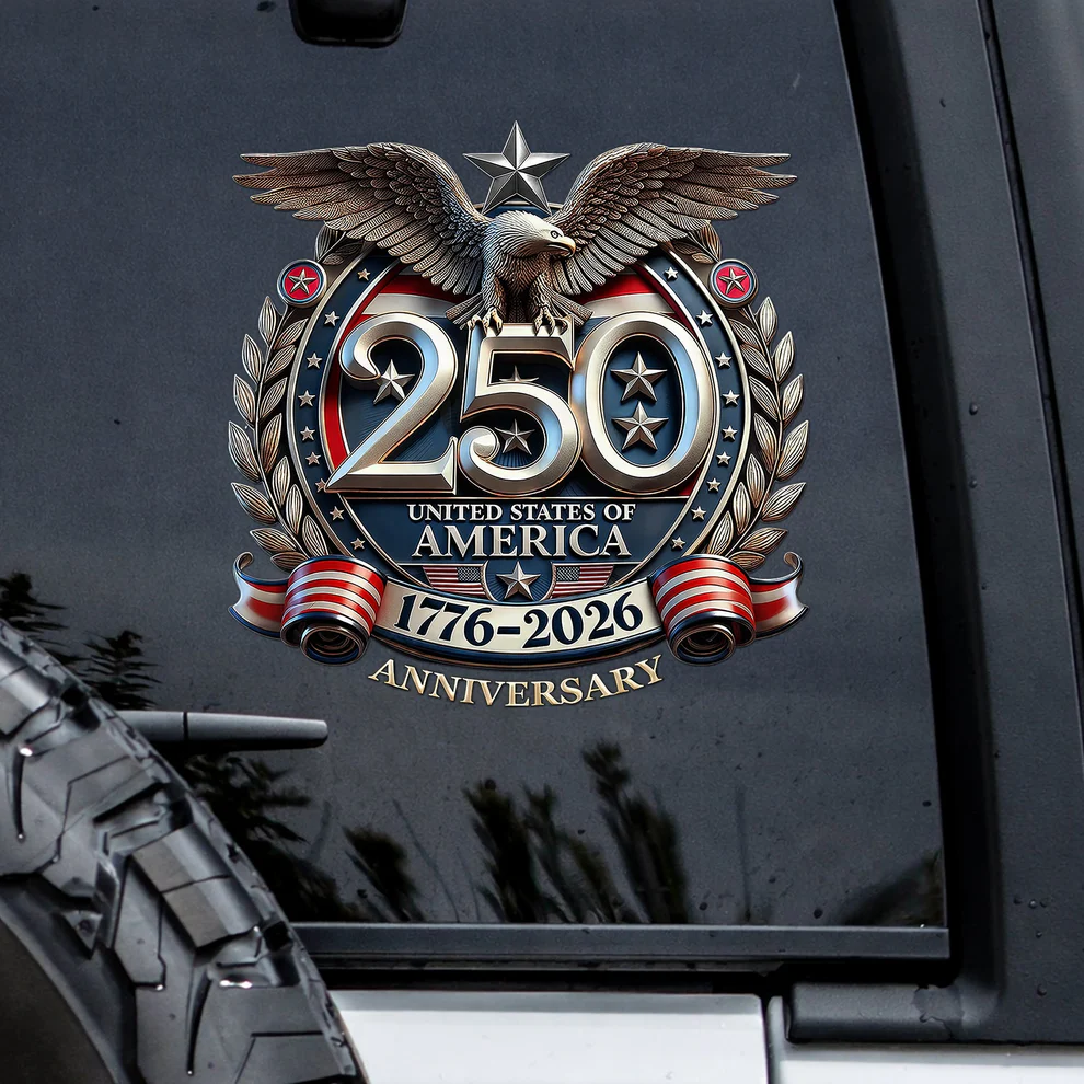 🔥 ZEITLICH BEFRISTETES ANGEBOT – 250. Jahrestag Goldadler Patriotische Aufkleber