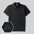 Who Heartbeat Geek Embroidered Polo Shirt