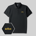 Believe Geek besticktes Poloshirt