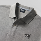 Samurai Katze Geek Besticktes Poloshirt