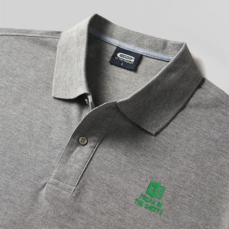 Freak In The Sheets Geek Besticktes Poloshirt