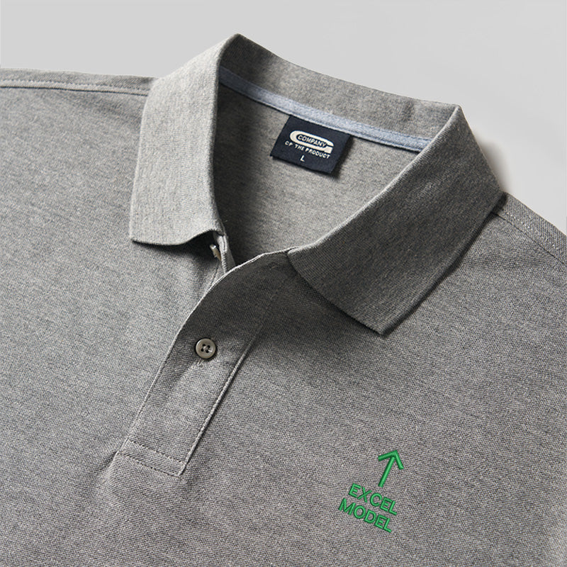 Polo brodé "Excel Model Geek"