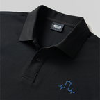 Who Heartbeat Geek Embroidered Polo Shirt