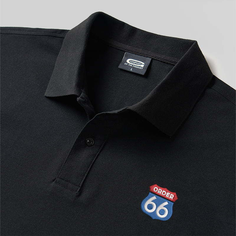 Order 66 Geek Embroidered Polo Shirt