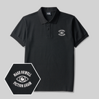 Make Orwell Fiction Again Geek Embroidered Polo Shirt