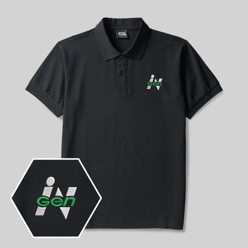 Gen Geek Embroidered Polo Shirt