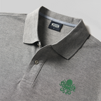 Abyssal Tentacle Geek Embroidered Polo Shirt