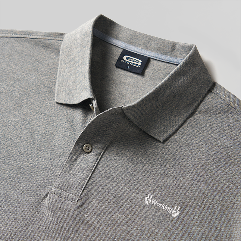 Working Geek Embroidered Polo Shirt