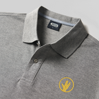 Besticktes Poloshirt „Peace & Approval Geek“