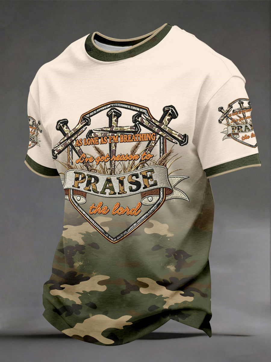 Herren-T-Shirts „Praise the Lord“