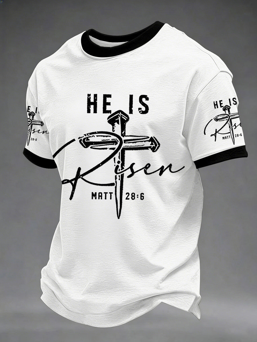 Men's Christian Cross Print Tee