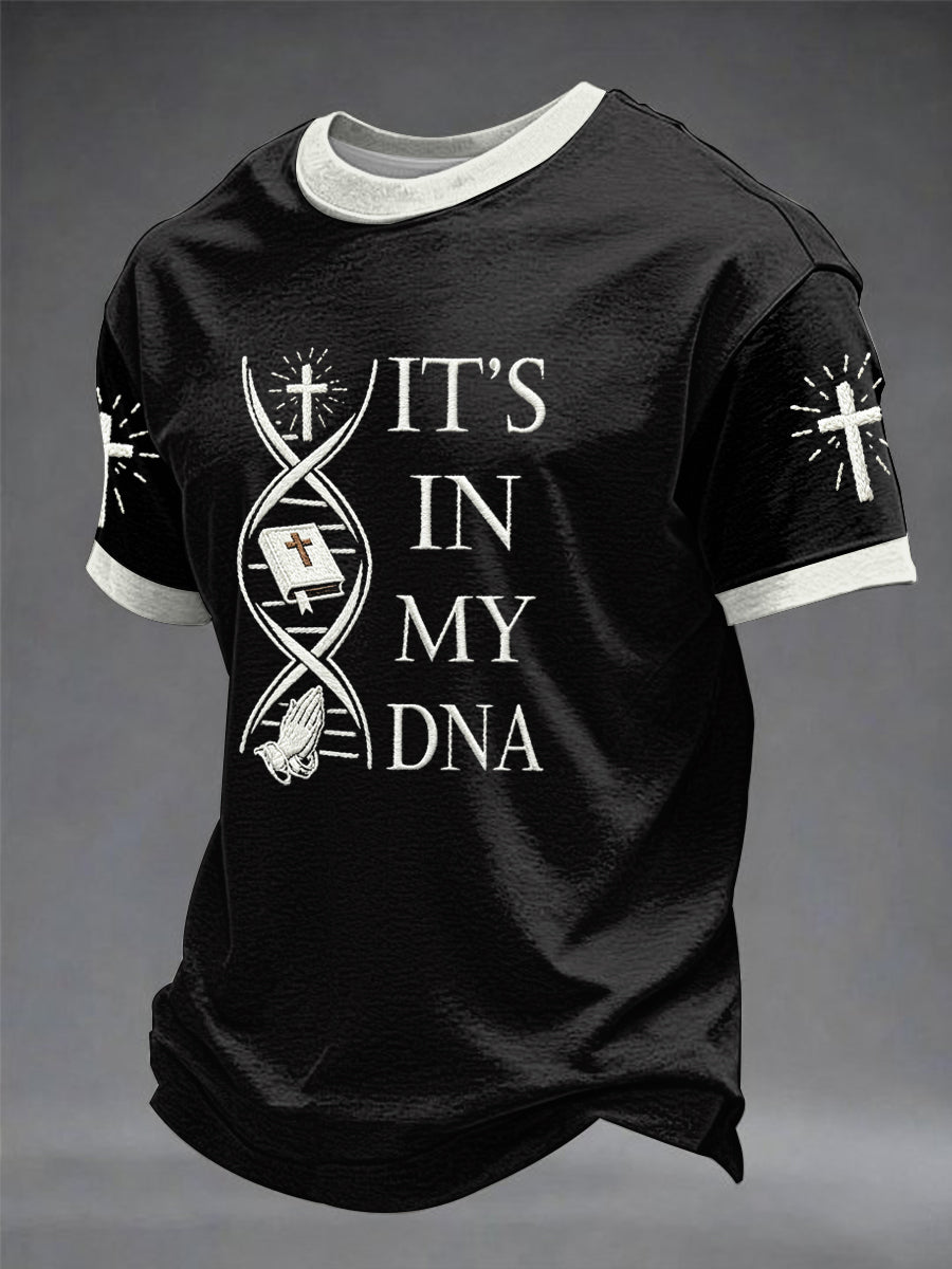 Herren T-Shirt mit "IT'S IN MY DNA"-Aufdruck