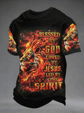 Herren-T-Shirt mit christlichem Aufdruck
