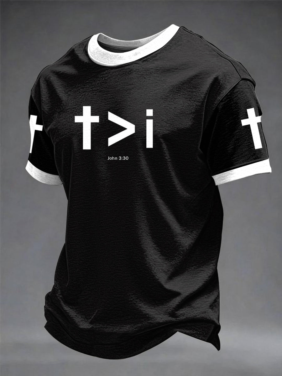 Herren T-Shirt mit "Faith"-Aufdruck