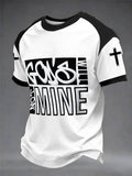 Herren T-Shirt „Gottes Wille, nicht meiner“, Kurzarm