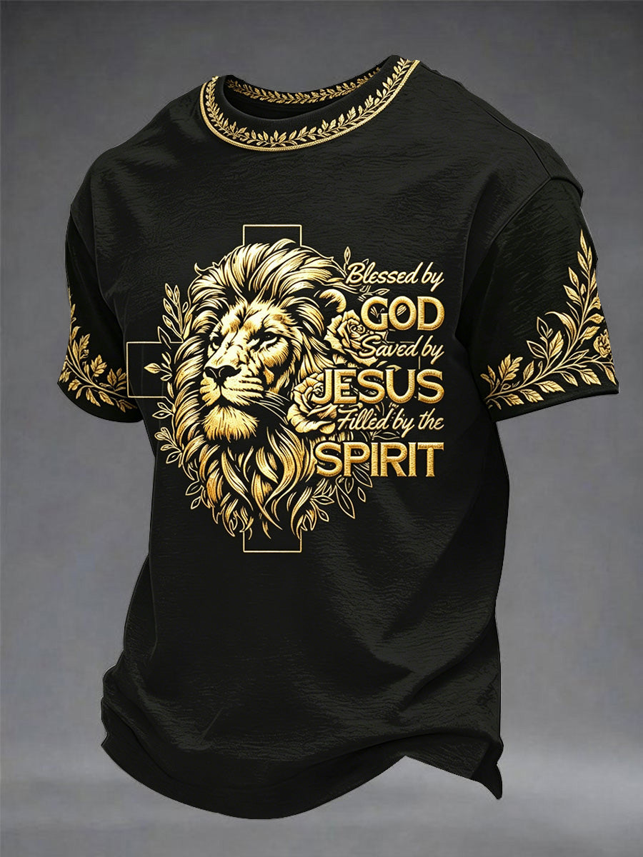 Herren T-Shirt mit christlichem Print