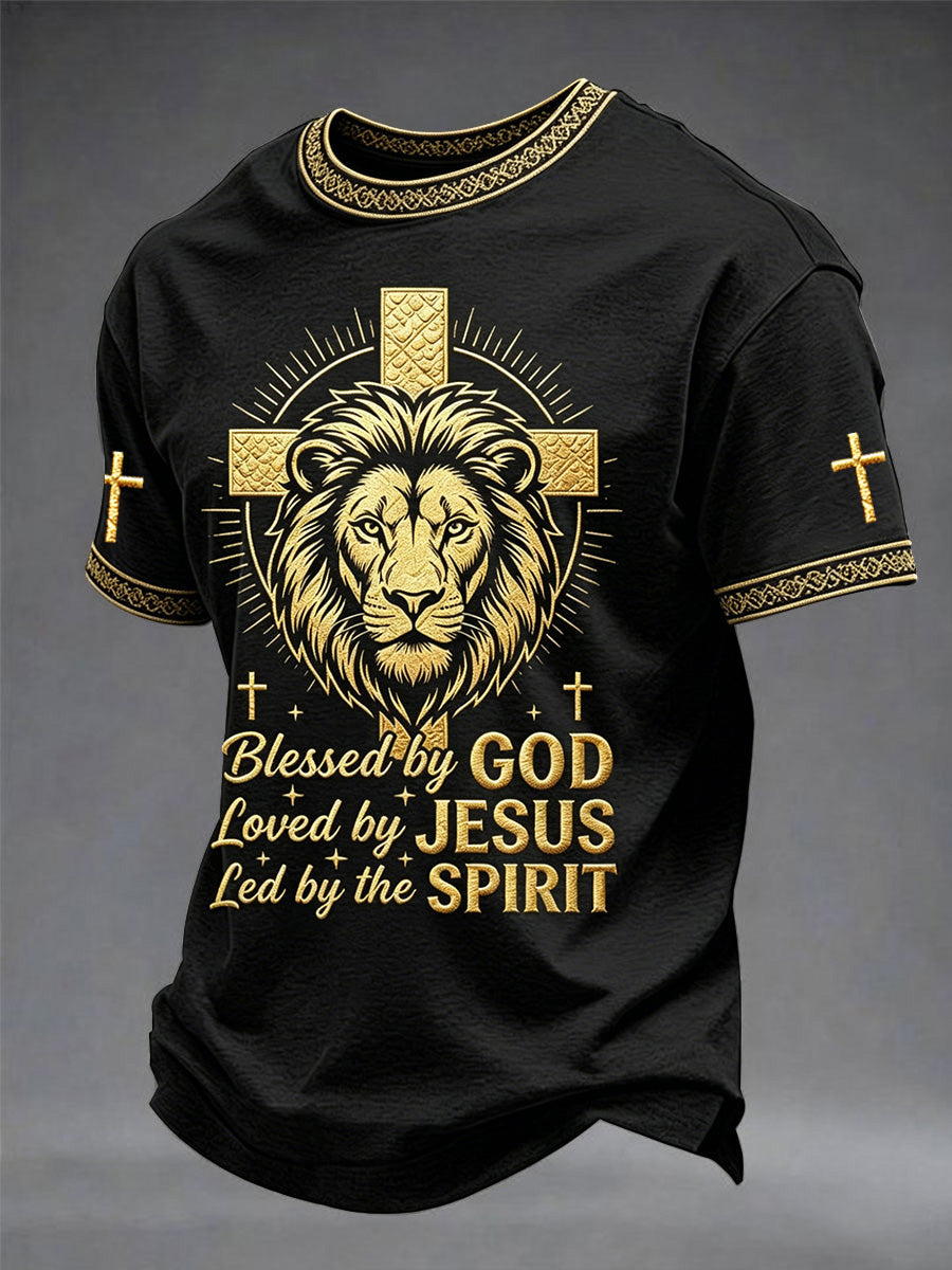 Herren-T-Shirt mit christlichem Aufdruck
