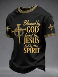 Herren-T-Shirt mit christlichem Aufdruck
