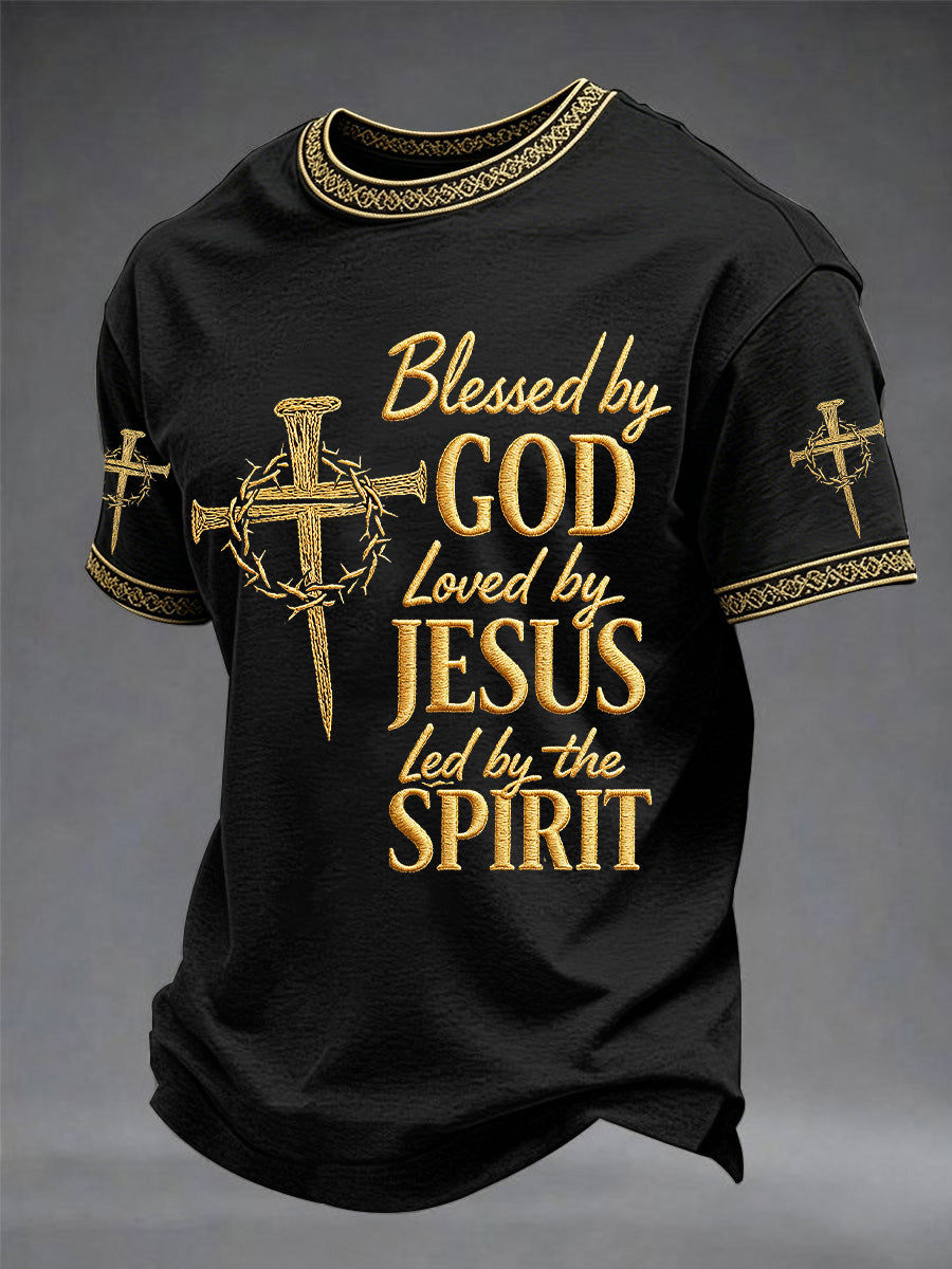 Herren-T-Shirt mit christlichem Aufdruck