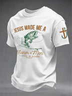 Herren-T-Shirt „Faith“ mit Aufdruck