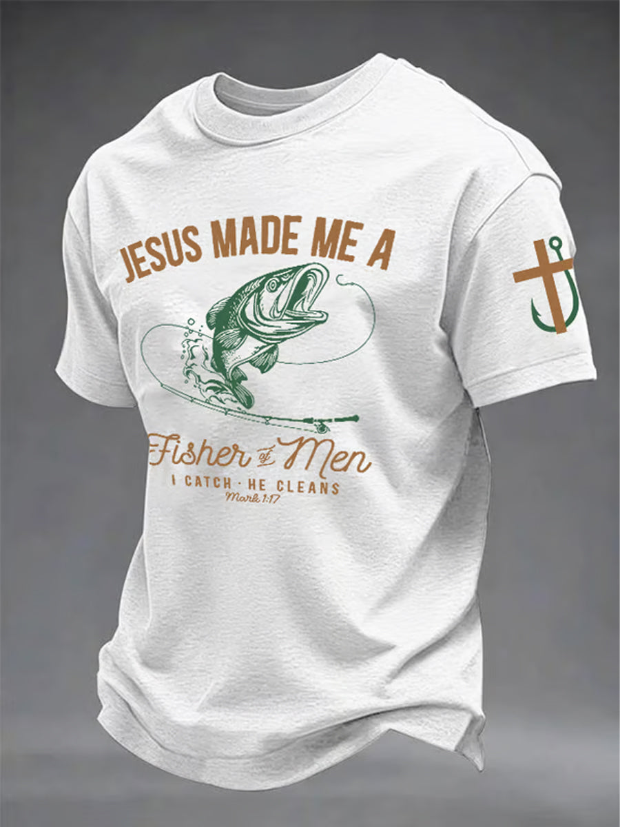 Herren-T-Shirt „Faith“ mit Aufdruck