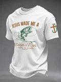 Herren-T-Shirt „Faith“ mit Aufdruck