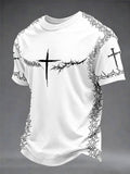 Herren T-Shirt mit kurzem Arm „Faith“