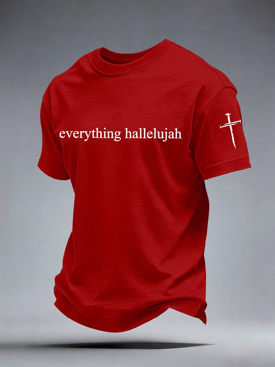 Men's Everything Hallelujah Print T-Shirt