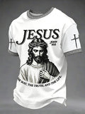 Herren Christian Jesus Der Weg Die Wahrheit Das Leben T-Shirt mit Aufdruck