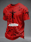 Herren T-Shirt mit "Faith"-Aufdruck