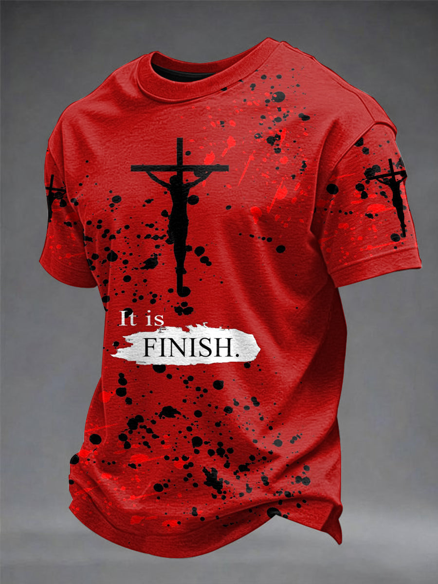 Herren T-Shirt mit "Faith"-Aufdruck