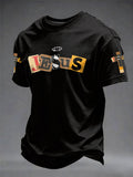 Herren-T-Shirt mit „Faith“-Aufdruck