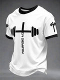 Christliche Fitness Korinther 6:19 Bibelvers lässig bedrucktes T-Shirt