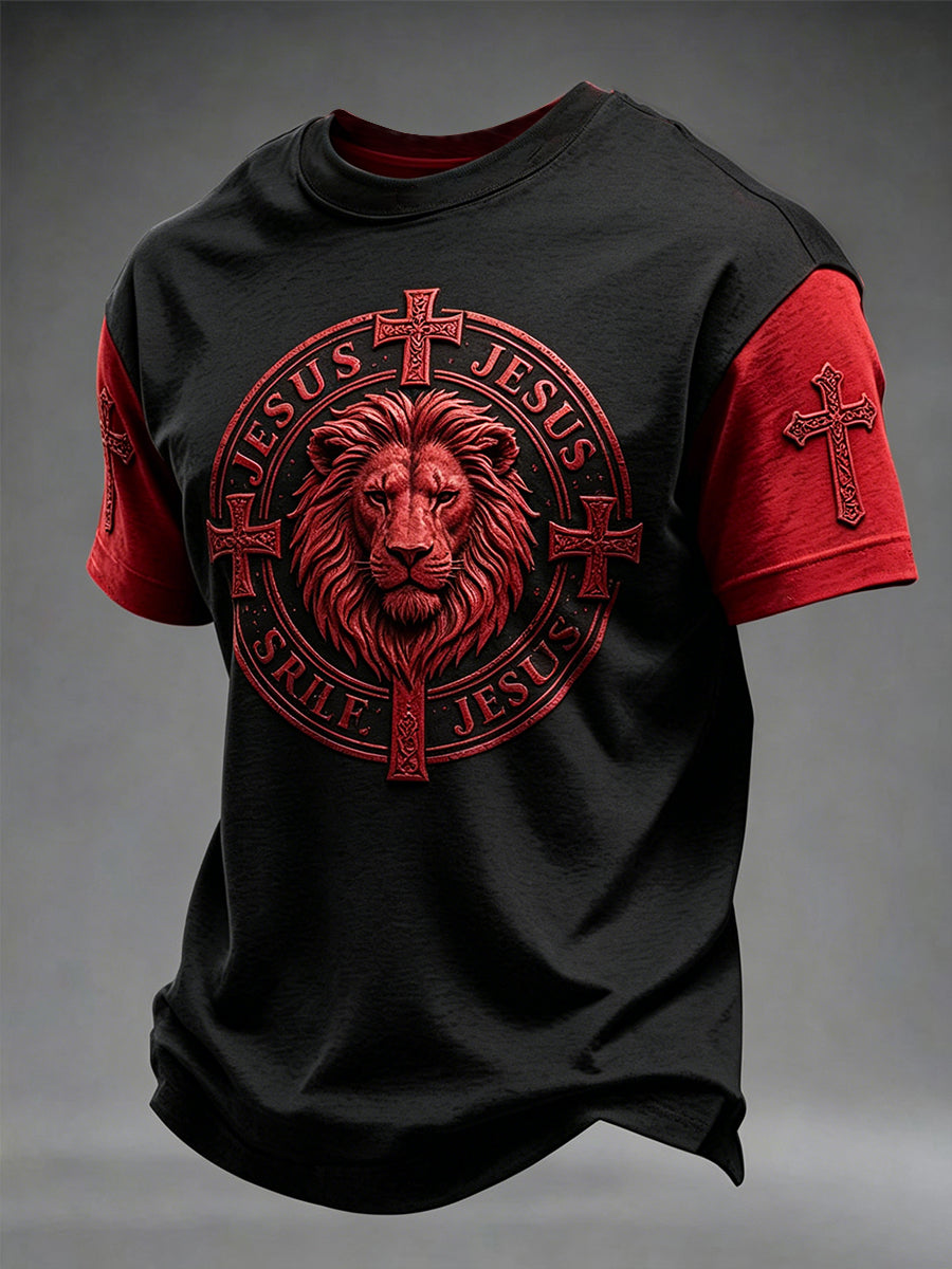 Herren-T-Shirt mit JESUS-Aufdruck