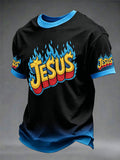 Herren Jesus Glaube Lässiges Unisex T-Shirt