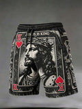 Herren-Shorts „Jesus is King“