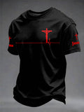 Herren T-Shirt mit Glaubens-Print