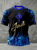 Herren T-Shirt mit Glaubens-Print
