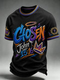 Herren-T-Shirt mit kurzen Ärmeln „Chosen“