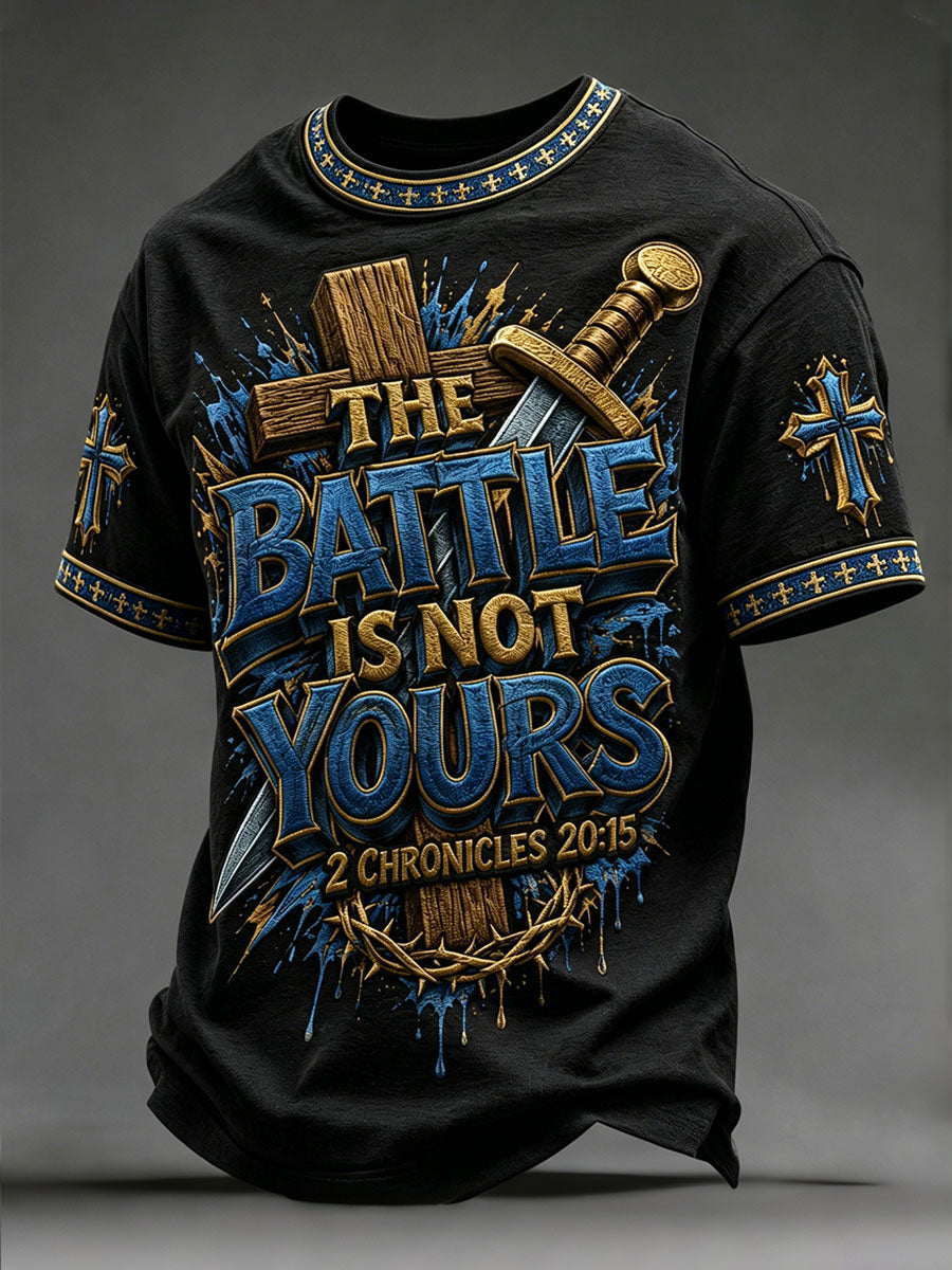 Men's 'The battle is not yours 2 Chronicles 20:15' T-shirts