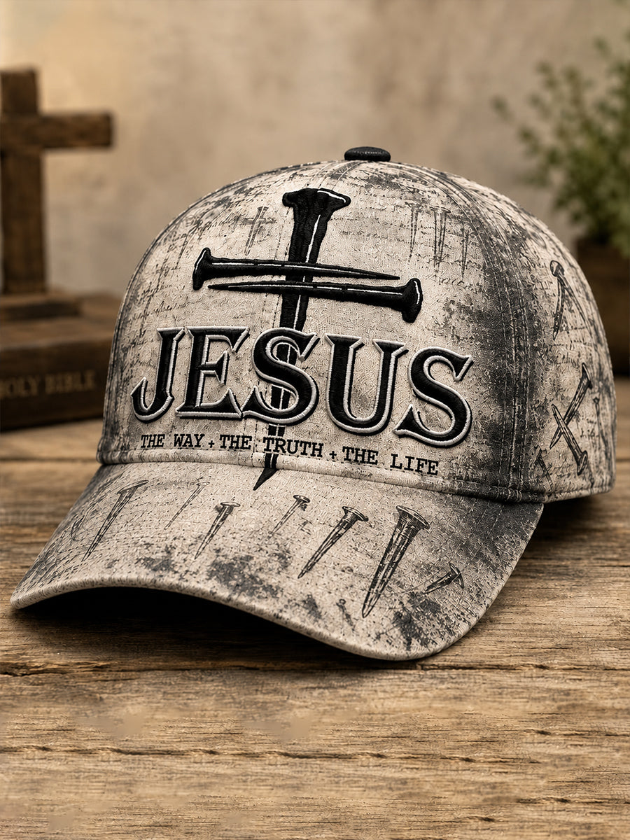 Unisex christliche Jesus-Kreuz-Aufdruckmütze