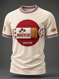 Herren T-Shirt „Brot des Lebens“ Kurzarm