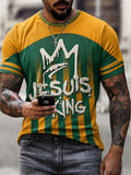 T-shirt manches courtes homme Jésus de Roi